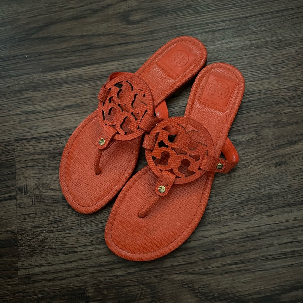 Tory Burch Orange Sandals